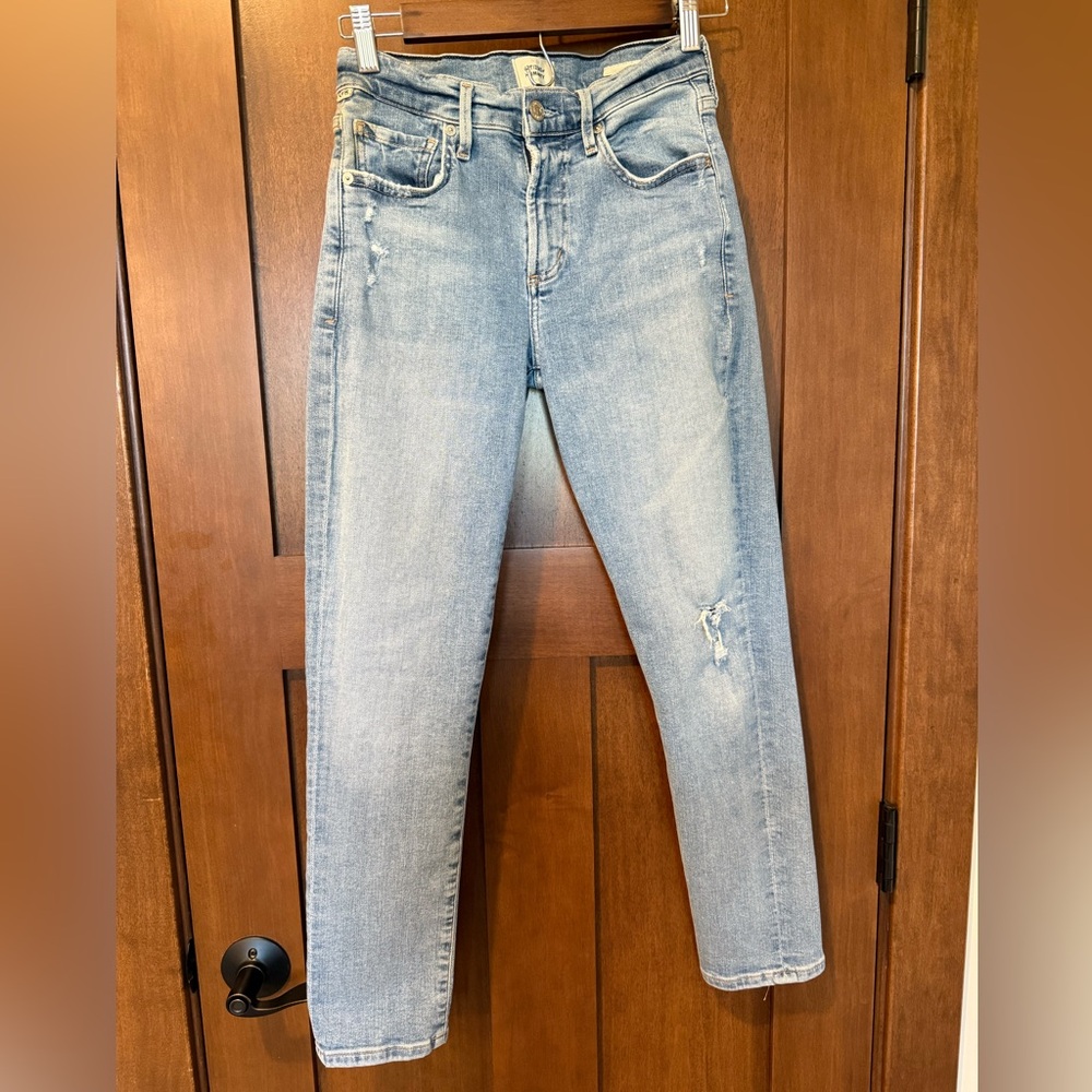 Citizens Of Humanity Distressed Ella Mid-rise Jeans Size 24
